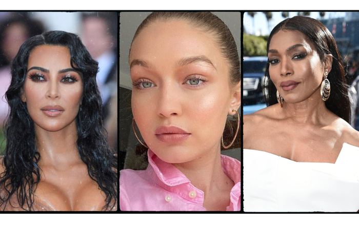 Faces of Celebrities with nice skin