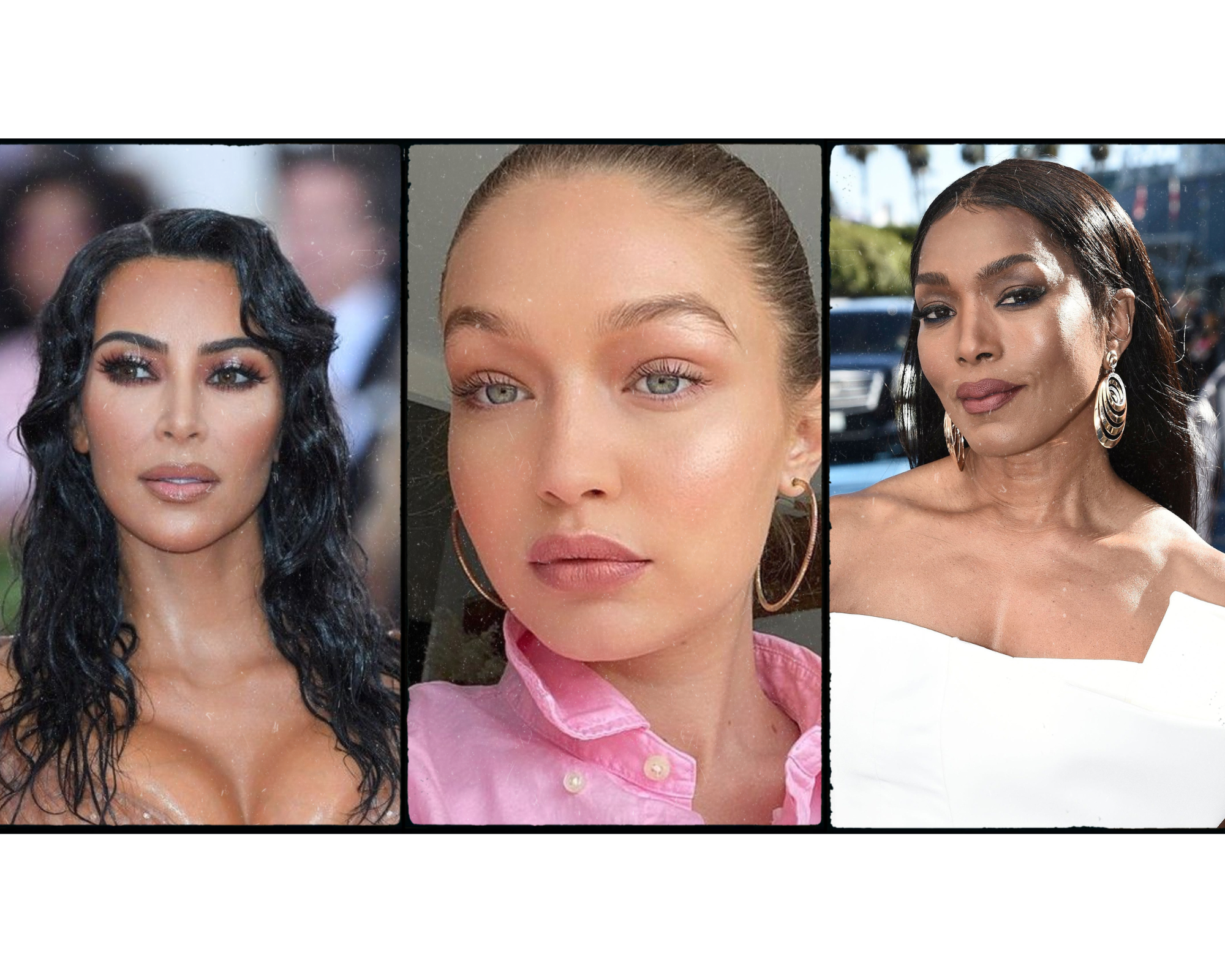 Faces of Celebrities with nice skin